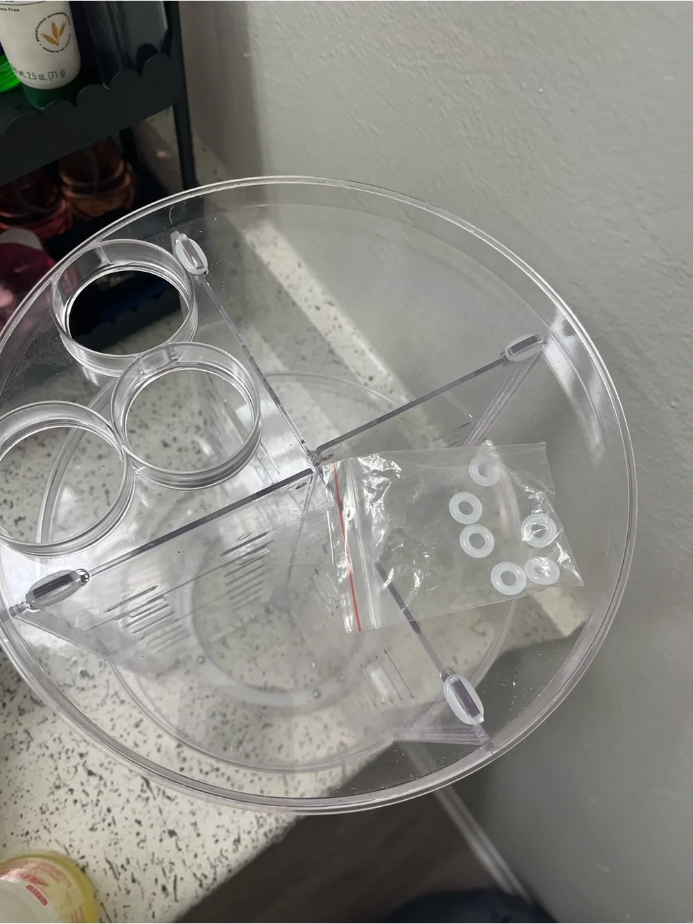 Clear Rotating Makeup and Cosmetic Organizer - Transparent